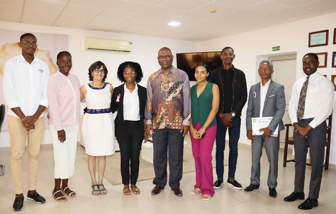 Estudantes do curso de Contabilidade, Fiscalidade e Auditoria do 3º Ano.